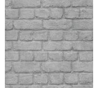 Rasch Papier peint RASCH 226751 – Effet brique argent – Neuf