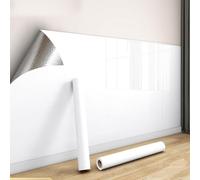 Papier peint effet marbre 0.3mm imperméable, panneau mural décoratif renforcé, crédence adhésive cuisine PVC, carrelage autocollant sallebain, plan travail&meubles(D,60 cm x 300 cm 2 Rolls)