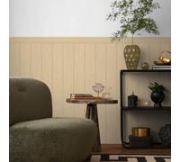 Dado Bois Lattes Papier Peint 39803-3 Naturel Luxe Vinyle Lambris AS Creation