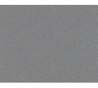 Papier peint en laine avec support textile en gris, rouleau : 10,05 m x 0,53 m (5,33 m²), TA-305396552