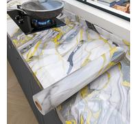 Papier peint en marbre, papier contact for comptoirs de cuisine multicolore 60 cm x m(Style a,60cm*10m)