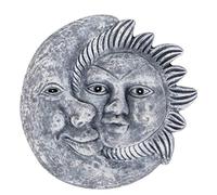 Papier peint en relief Motif soleil et lune, fait à la main, résiste au gel, fabriqué en Allemagne