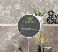 A.S. Création Natural Living 386363 Papier peint intissé floral sans PVC 10,05 x 0,53 m Fabriqué en Allemagne