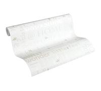 Papier Peint Enfant Little Stars Papier peint intissé 10.05 m x 0.53 m Vert Or Blanc Fabriqué en Allemagne par Livingwalls 358472 35847-2