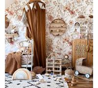 Papier peint enfants autumn meadow white 100 x 280 cm red TU