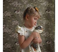 Papier peint enfants oiseaux et printemps green TU