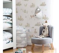 Papier Peint Enfants Rabbit Day White TU