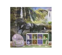 Papier peint Etalon noir et cascade-Taille L 400 x H 309 cm