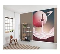 Papier Peint - Explore the Universe 200x280cm - Intissé, Rose G