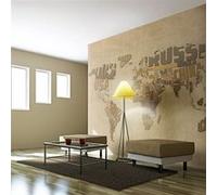 Papier peint Explorers' map of the World 2-Taille L 350 x H 270 cm