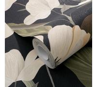 Papier Peint Fée Fleur De Jardin Secret Noir Erismann 1050815 Décor Botanique