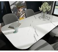 Papier peint Film protecteur adhésif écologique à l'aspect marbre synthétique imperméable résistant à l'huile et aux taches pour plan de travail de salle de bain et de cuisine Jazz White 40*1000cm