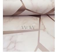 Papier peint - Fine Decor - FD42264 - Marbre fractal géométrique - Rose gold - 10m x 52cm