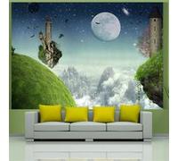 Papier peint Flight over the mountains-Taille L 300 x H 210 cm Imprimé G
