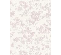 Papier Peint Floral Avec Un Motif Floral - Blanc, Rose