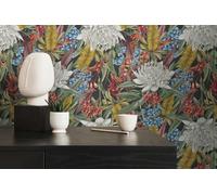 Livingwalls WTD 394282 Papier peint à fleurs intissé Motif jungle Noir 10,05 x 0,53 m pour 5,33 m²