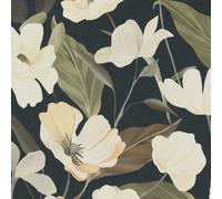 Papier Peint Floral Noir Fairy Blossom Secret Garden Erismann 1050815