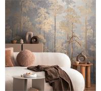 Papier peint forêt Beige 791447 Arbres CosmoLiving by Cosmopolitan