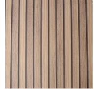 Fresco Papier peint support papier Lattes de bois 1000 x 53cm Marron | Revêtement Mural, Tapisserie | Ambiance