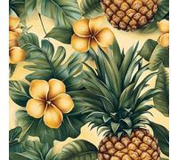 Papier peint Fruits Tropicaux épais mat à décoller et à colle 44x1000 cm Ananas Meubles Autocollants Amovible Comptoir Contact Papier Stickers Muraux pour Bains Salon Chambre