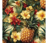 Papier peint Fruits Tropicaux épais mat à décoller et à colle 44x300 cm Ananas Meubles Autocollants Amovible Comptoir Contact Papier Stickers Muraux pour Bains Salon Chambre
