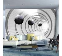 Papier peint Futuristic Tunnel-Taille L 350 x H 245 cm Imprimé