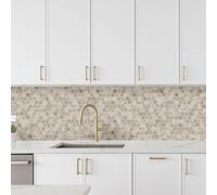 Papier Peint Géométrique Crème Hexara Vinyle Soufflé Par Holden 89400