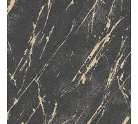 Papier peint Giacomo marbre M1-No.11040 | Toison | Noir | Or | Tadessi | 10,05m x 0,53m