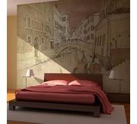 Papier peint Gondolas in Venice-Taille L 300 x H 231 cm Imprimé G