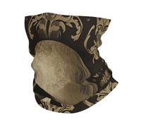 Papier Peint Gothique À Motif De Crâne Femme Homme Foulard Anti-Solaire Cache Cou Séchage Rapide Tour De Cou pour Randonnée Vélo Golf Hiver
