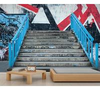 Papier peint graffiti, décoration murale Street Art, papier peint graffiti pour salon, chambre à coucher, étude, décoration de fond TV - 150 x 100 cm