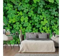 Papier peint Green Clover-Taille L 100 x H 70 cm Imprimé G