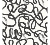 Papier Peint Gribouillis Noir/Blanc Holden 13360