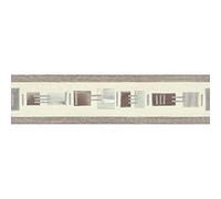 Papier Peint Gris Beige Motif Géométrique | Tapisserie Grise & Marron pour Salon Tendance | Murale Chambre Adulte