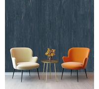 Papier Peint Gris foncé Panoramique 3D Art moderne Bois de chêne Texture du grain du bois Murale Salon Chambre à Coucher Maison Décoration 250 x 175 cm pour Salon Chambre Poster Geant Mural