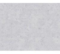 Papier peint gris, imitant un mur en béton avec un motif gaufré brillant, vlies, rouleau : 10,05 m x 0,53 m (5,33 m²), TA-305396566