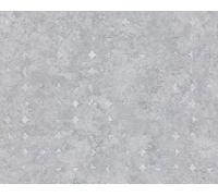 Papier peint gris, imitant un mur en béton avec un motif gaufré brillant, vlies, rouleau : 10,05 m x 0,53 m (5,33 m²), TA-305396565