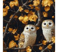 Papier peint Hibou épais mat à décoller et à colle 44x300 cm Feuilles D'or Meubles Autocollants Amovible Comptoir Contact Papier Stickers Muraux pour Bains Salon Chambre