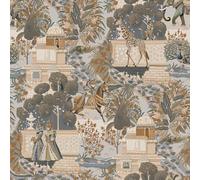 Papier peint Holden Eastern Horizons Animal Palace Bleu/Orange 13761