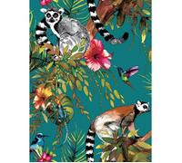 Papier peint - HOLDEN - Lémurien Vert 12402 - 10m x 52cm - Motif Animaux - Papier épais de luxe