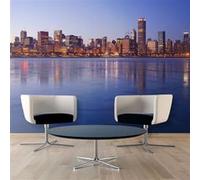 Papier peint Icy Downtown Chicago-Taille L 400 x H 309 cm Imprimé