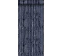 papier peint imitation bois bleu foncé 53 cm x 10.05 m - ESTAhome