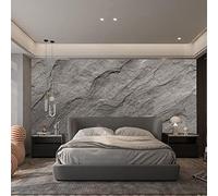 Papier Peint Imitation Roche Ardoise Fond Rocheux Tissu Mural Home Theatre Art Décoratif Ardoise Murale Pierre Papier Peint 3D Salon TV Salle de Séjour Chambre à Coucher Mural Enfant-430cm×300cm