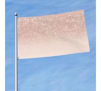 Papier peint imprimé or rose pour extérieur, bannière décorative pour jardin, porche, mur, terrasse, balcon, célébration