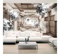 Papier peint In A Wooden Tunnel-Taille L 200 x H 140 cm Imprimé G