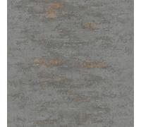 Orion Rocca Béton Pierre Métallique Mural Gris / Cuivre ON4201 Grandeco Peint