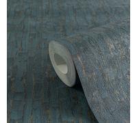 Livingwalls Hot Spots papier peint intissé moderne 10,05 m x 0,53 m - bleu, or, métallique - papier peint surface - 786665