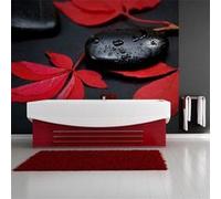 Papier peint Intensité du rouge : zen-Taille L 400 x H 309 cm Imprimé