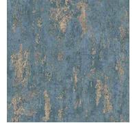 Papier peint intissé 10273-08 Papier peint uni 0,53 x 10,05 m Erismann Casual Chic bleu