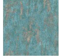 Papier peint intissé 10273-18 Papier peint uni 0,53 x 10,05 m Erismann Casual Chic turquoise
